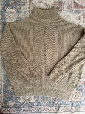 Dress Forum Neutral Beige Turtleneck Sweater
